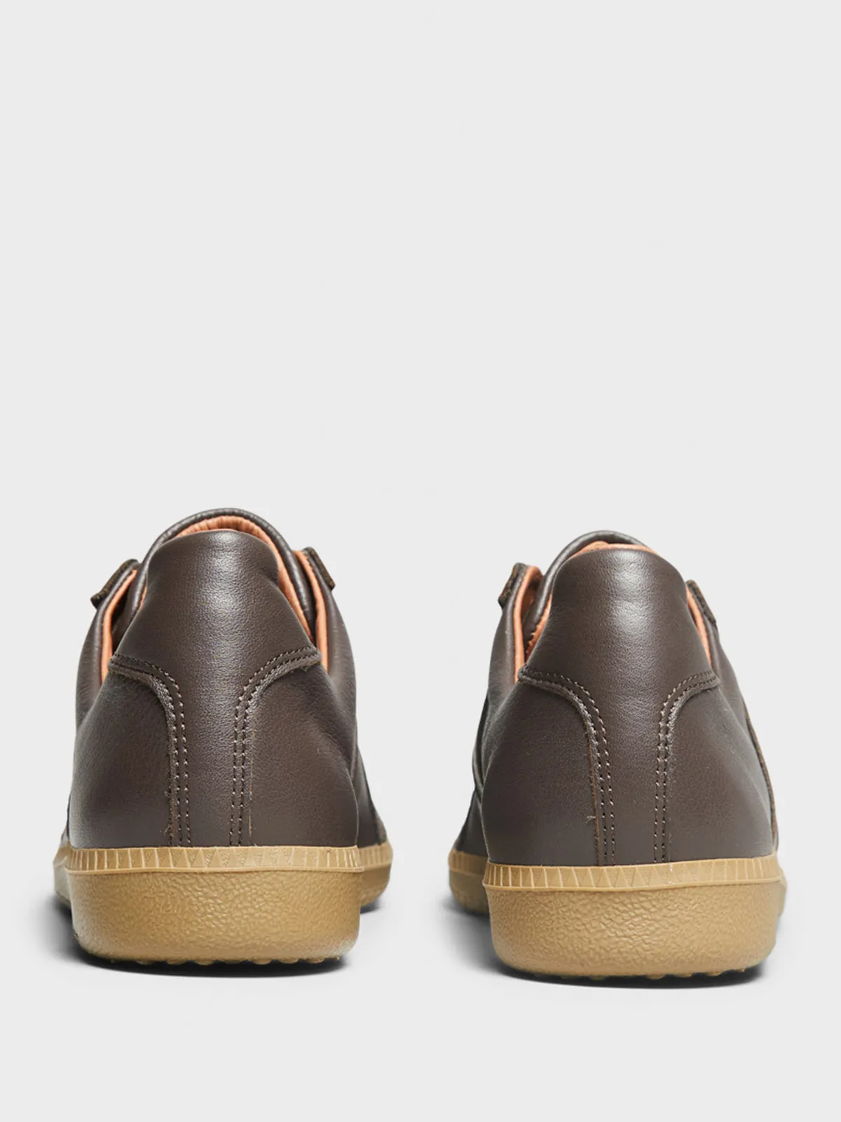 1700L German Military Sneakers in Dark Brown