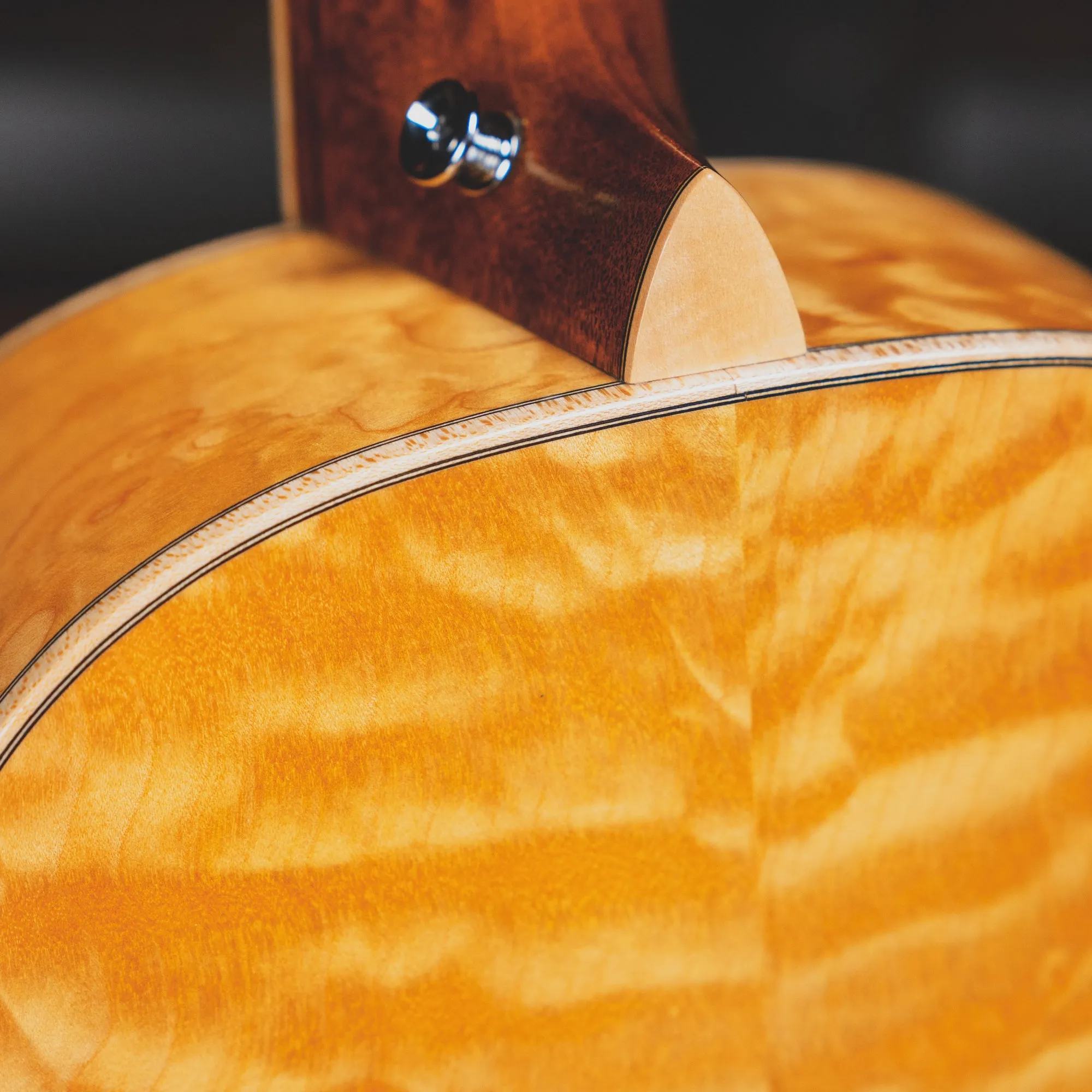 2021 Martin Custom Shop Size 2 Bearclaw Spruce/Quilted Maple Acoustic Guitar, Natural w/ OHSC  - Used