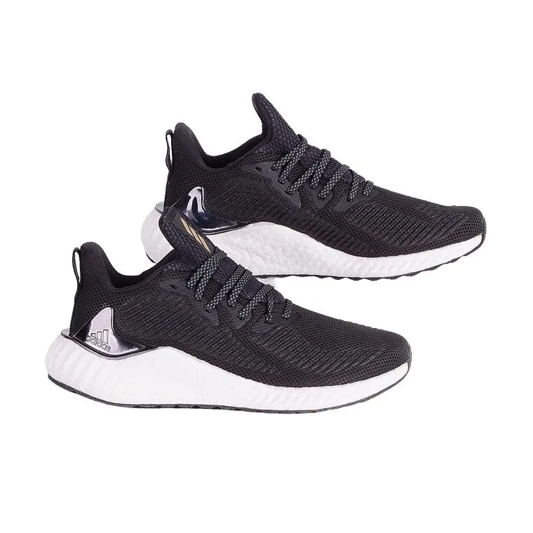 Adidas Men's, Alphaboost Running Shoes, Black, 9