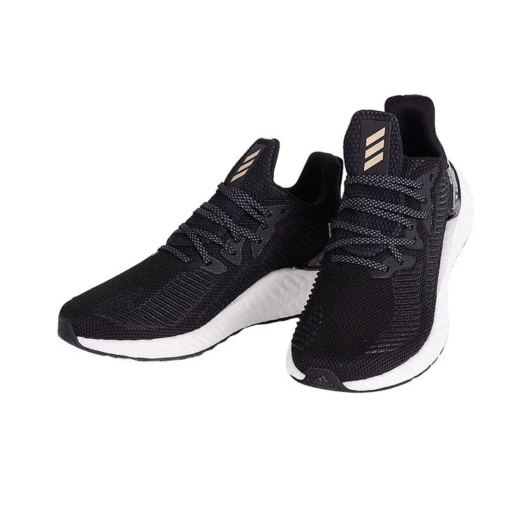 Adidas Men's, Alphaboost Running Shoes, Black, 9