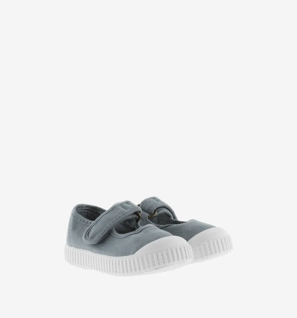 Atlantic blue mary jane with rubber toe