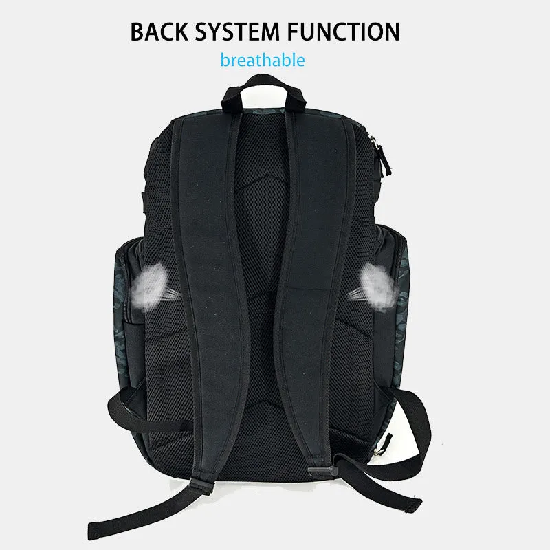 Baseball Backpack Softball Bag with 2 Bat Sleeves Shoe Space