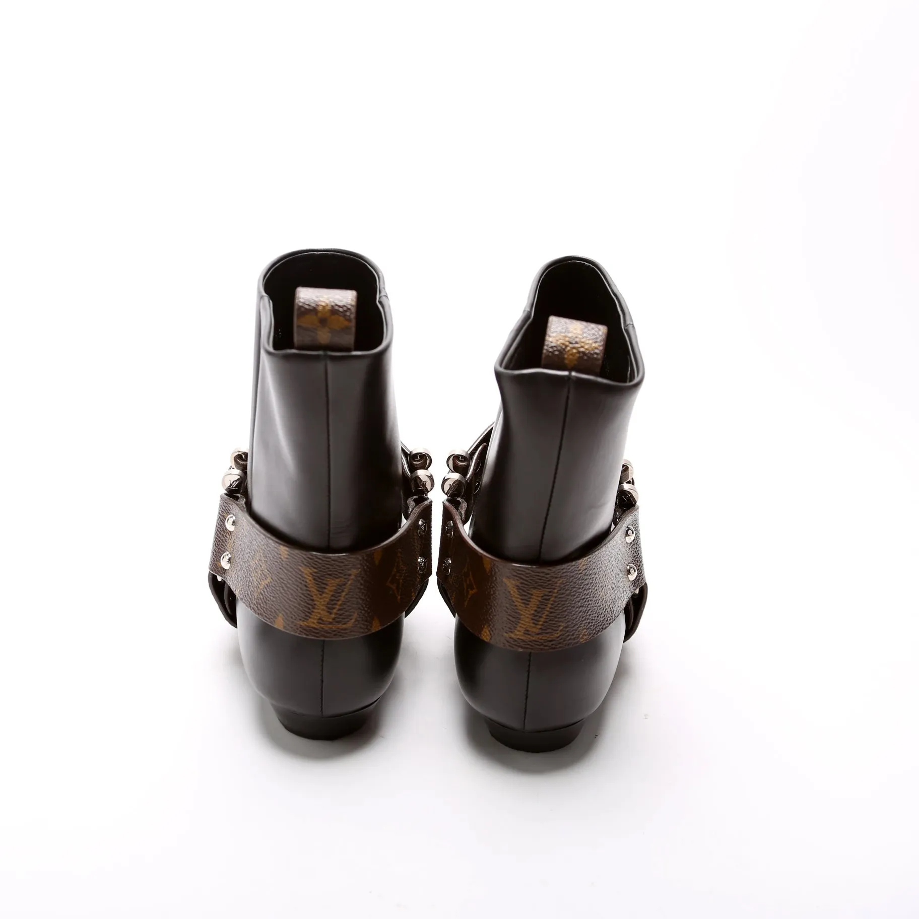 Biker Monogram Boots Size 40