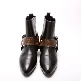 Biker Monogram Boots Size 40
