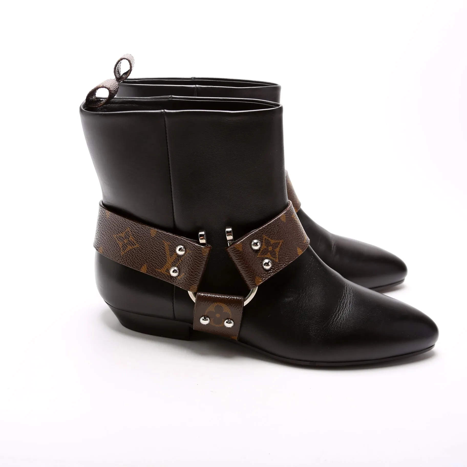 Biker Monogram Boots Size 40