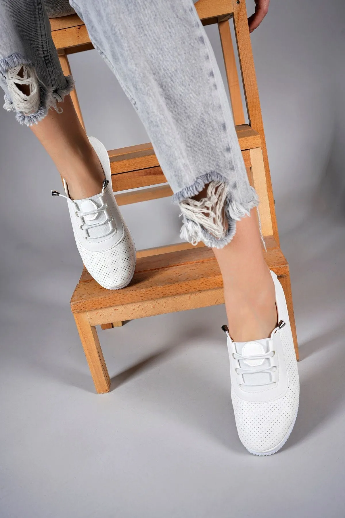 Byllaion Women's Daily Shoes 001281 White