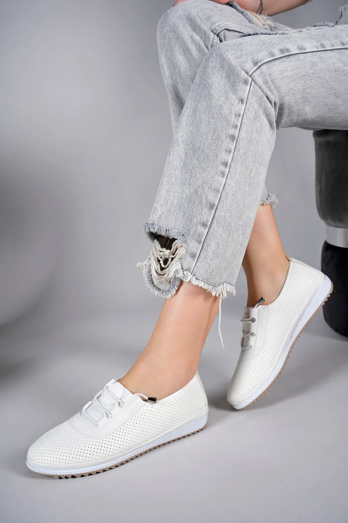 Byllaion Women's Daily Shoes 001281 White