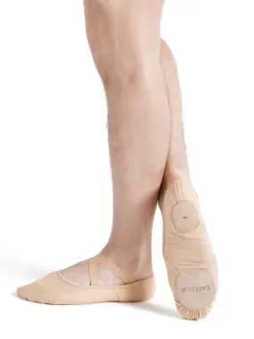 Capezio 2037W Stretch Canvas Split-Sole Hanami NUDE Ballet Shoe