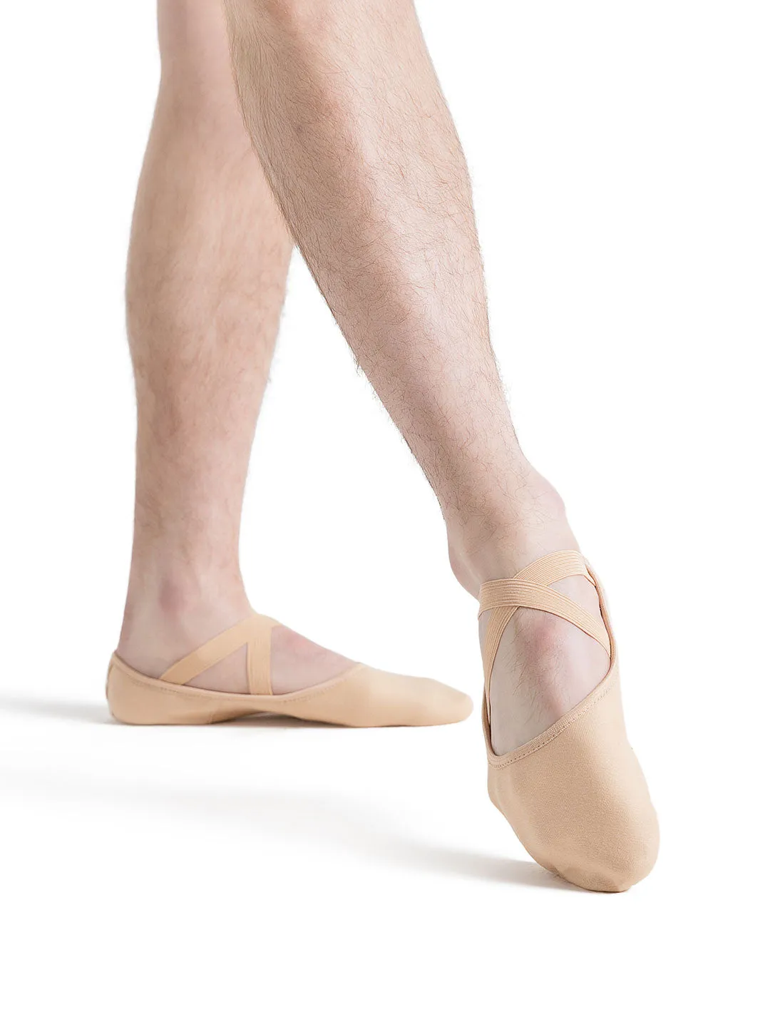 Capezio 2037W Stretch Canvas Split-Sole Hanami NUDE Ballet Shoe