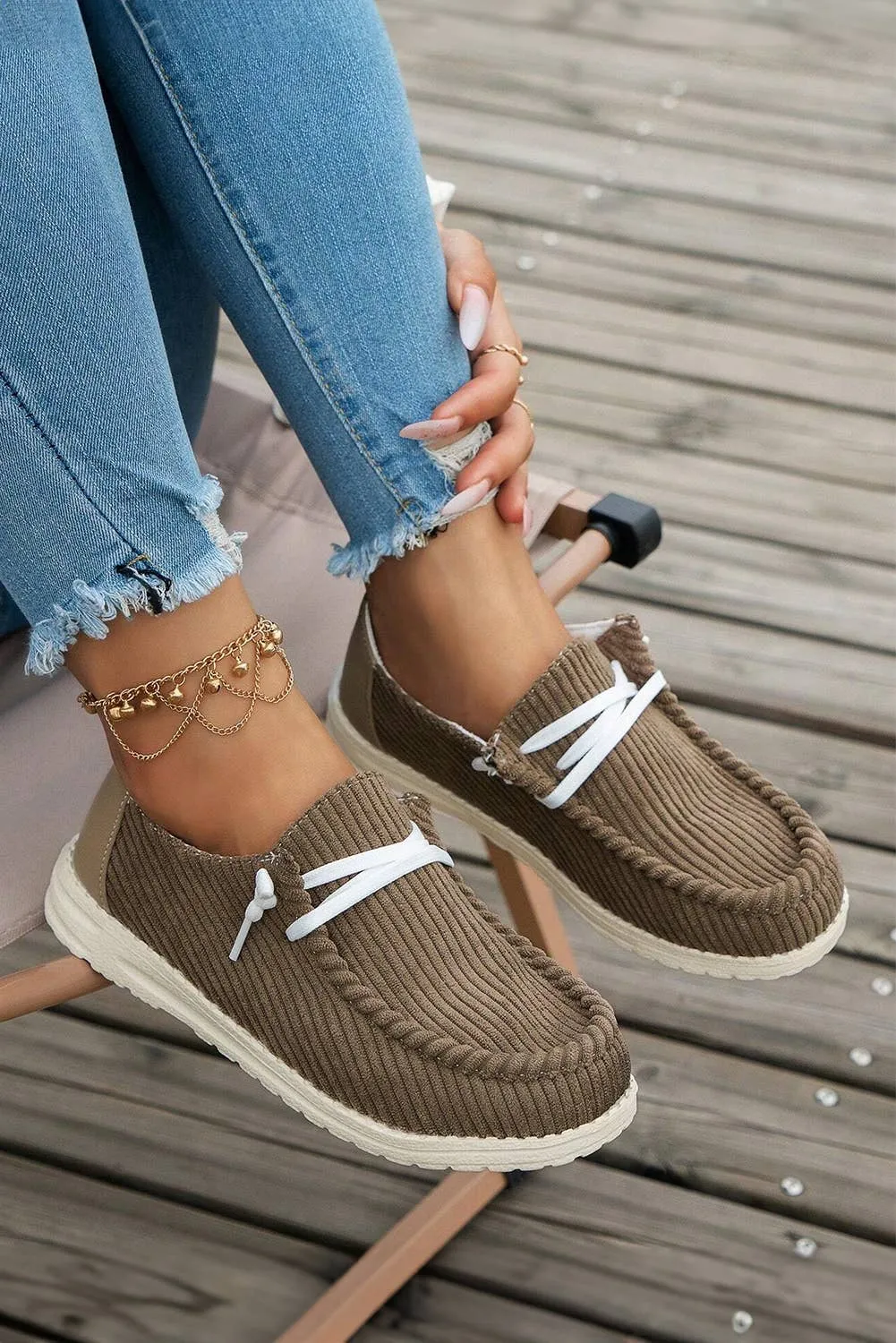 Chill vibes Ribbed Shoes
