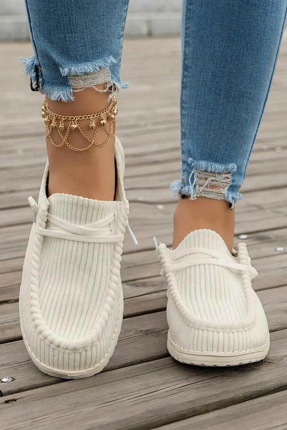 Chill vibes Ribbed Shoes