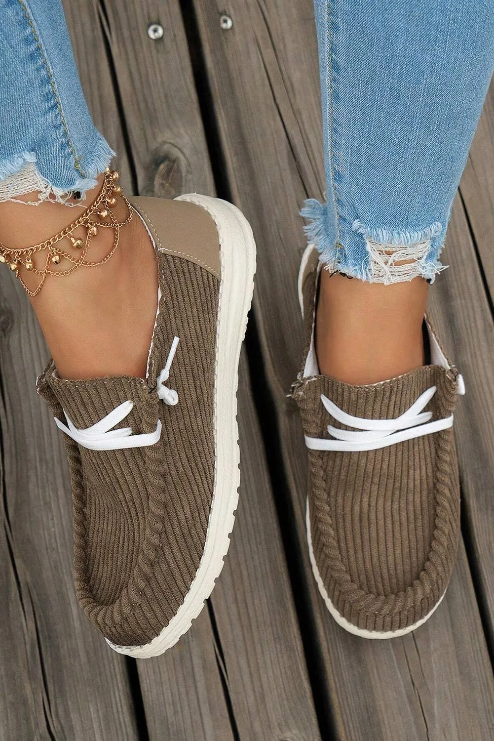 Chill vibes Ribbed Shoes