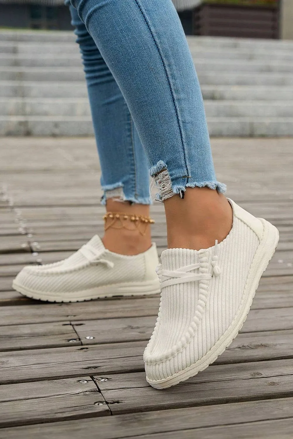 Chill vibes Ribbed Shoes