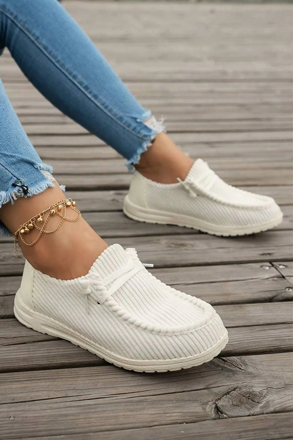 Chill vibes Ribbed Shoes