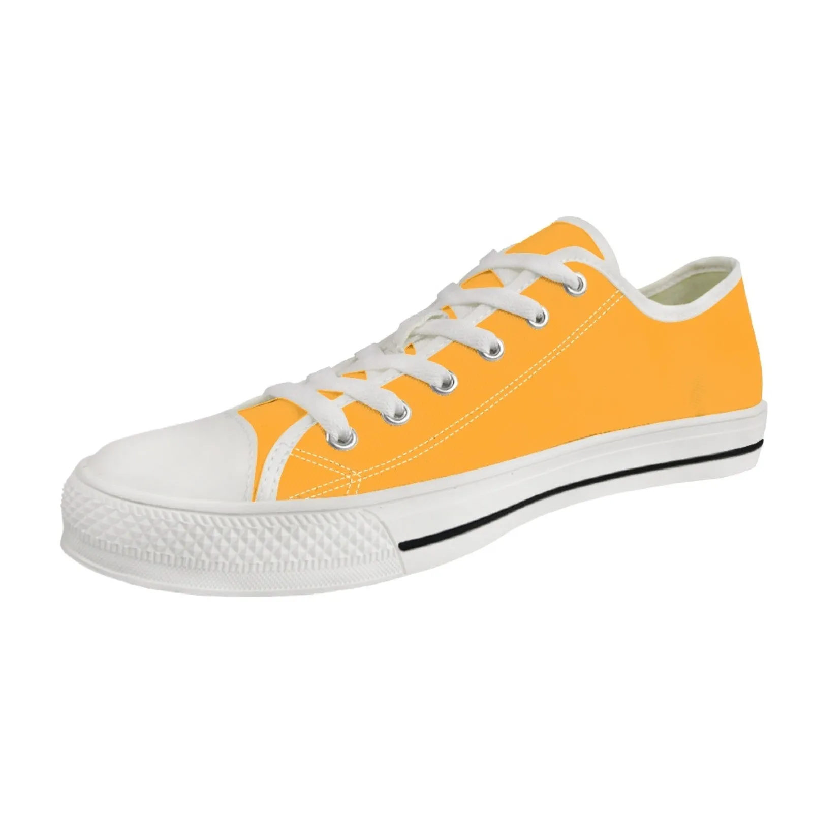 CVHS Blackhawk Circle Logo Pink & Orange Low Top Canvas Shoes