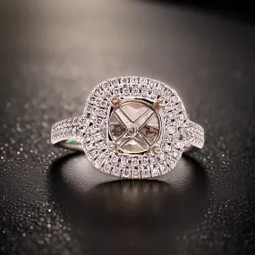 Designer Martin Flyer Diamond .52 cttw Semi Mount Ring 02958