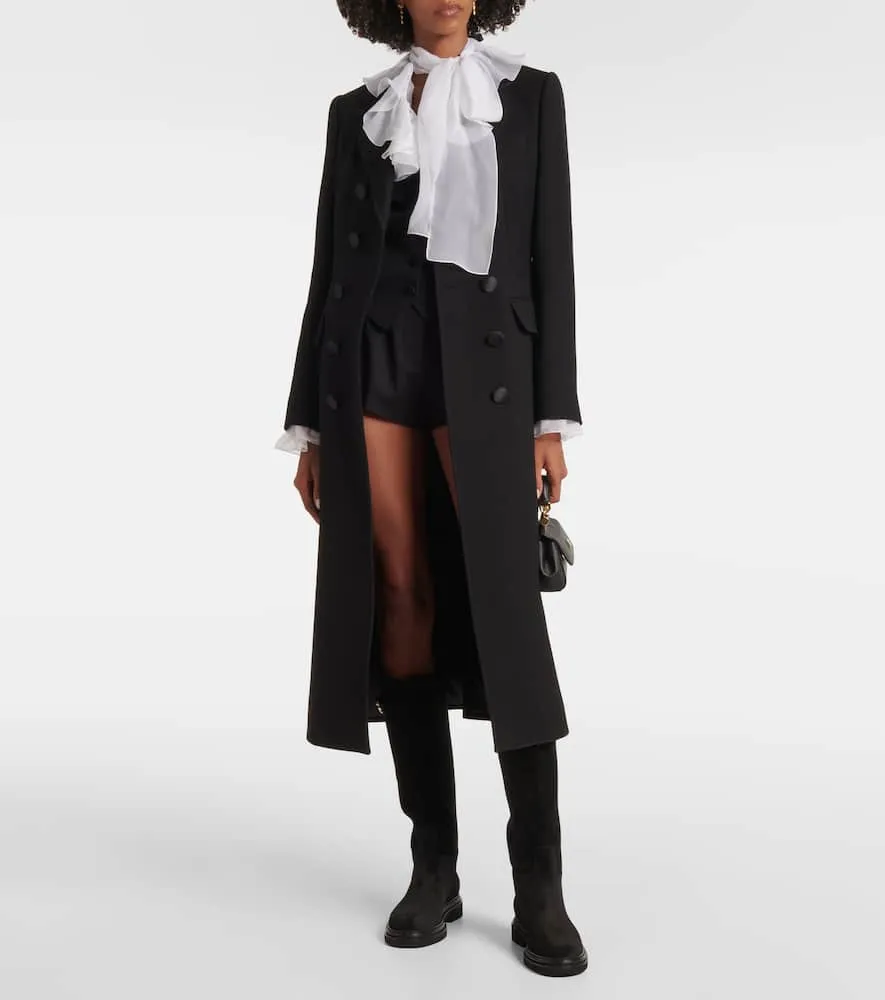 Dolce&Gabbana Logo suede knee-high boots