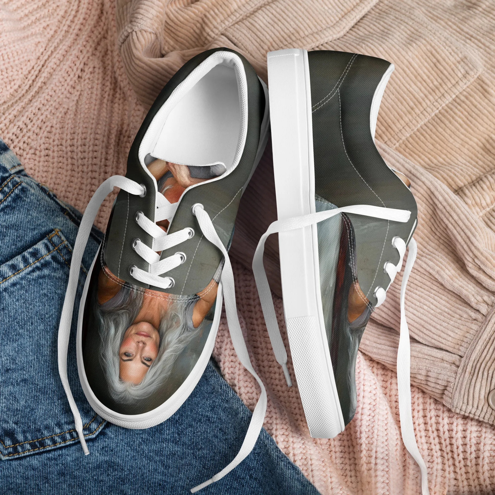 Grace in Struggle Women’s lace-up canvas shoes