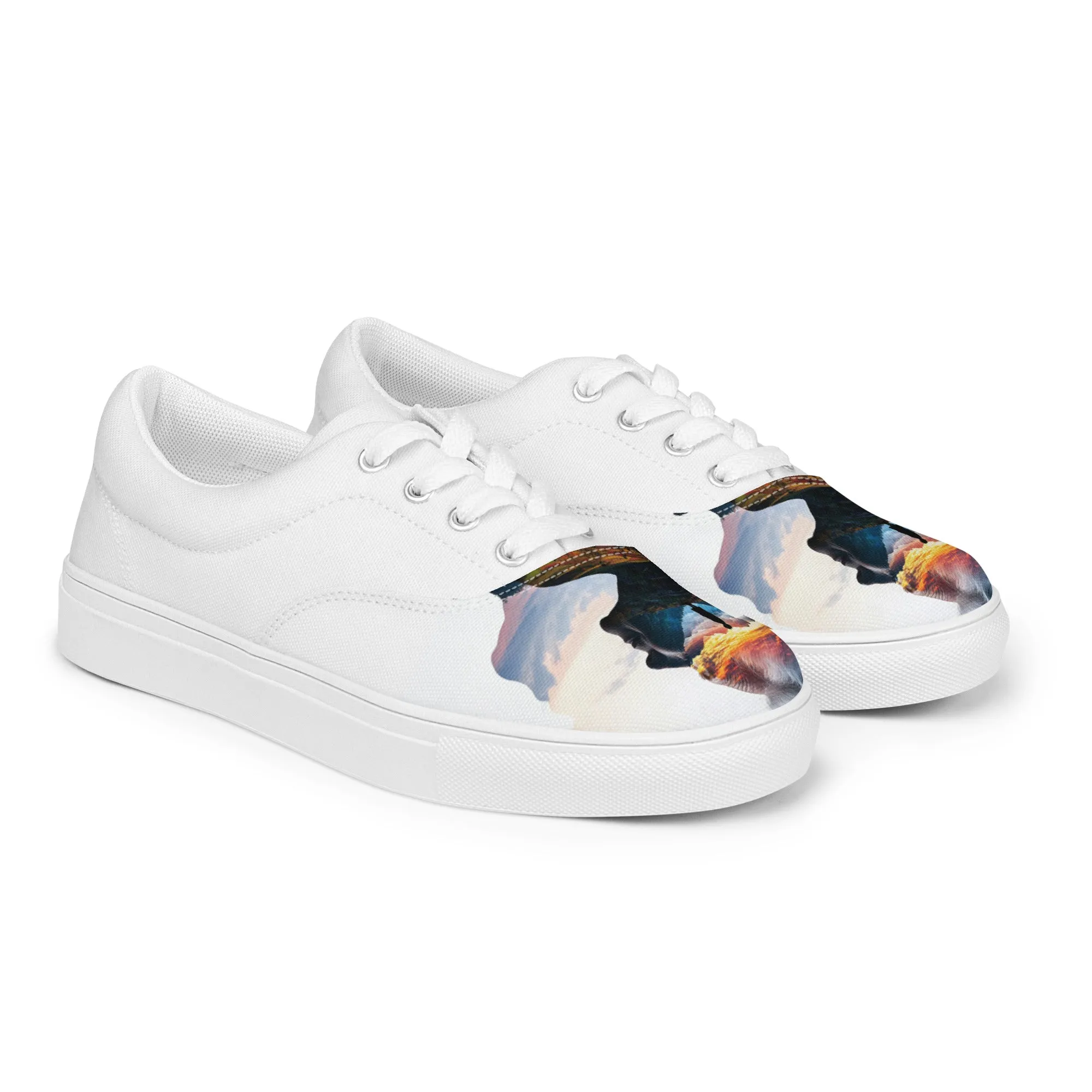 Hidden Peace Women’s lace-up canvas shoes