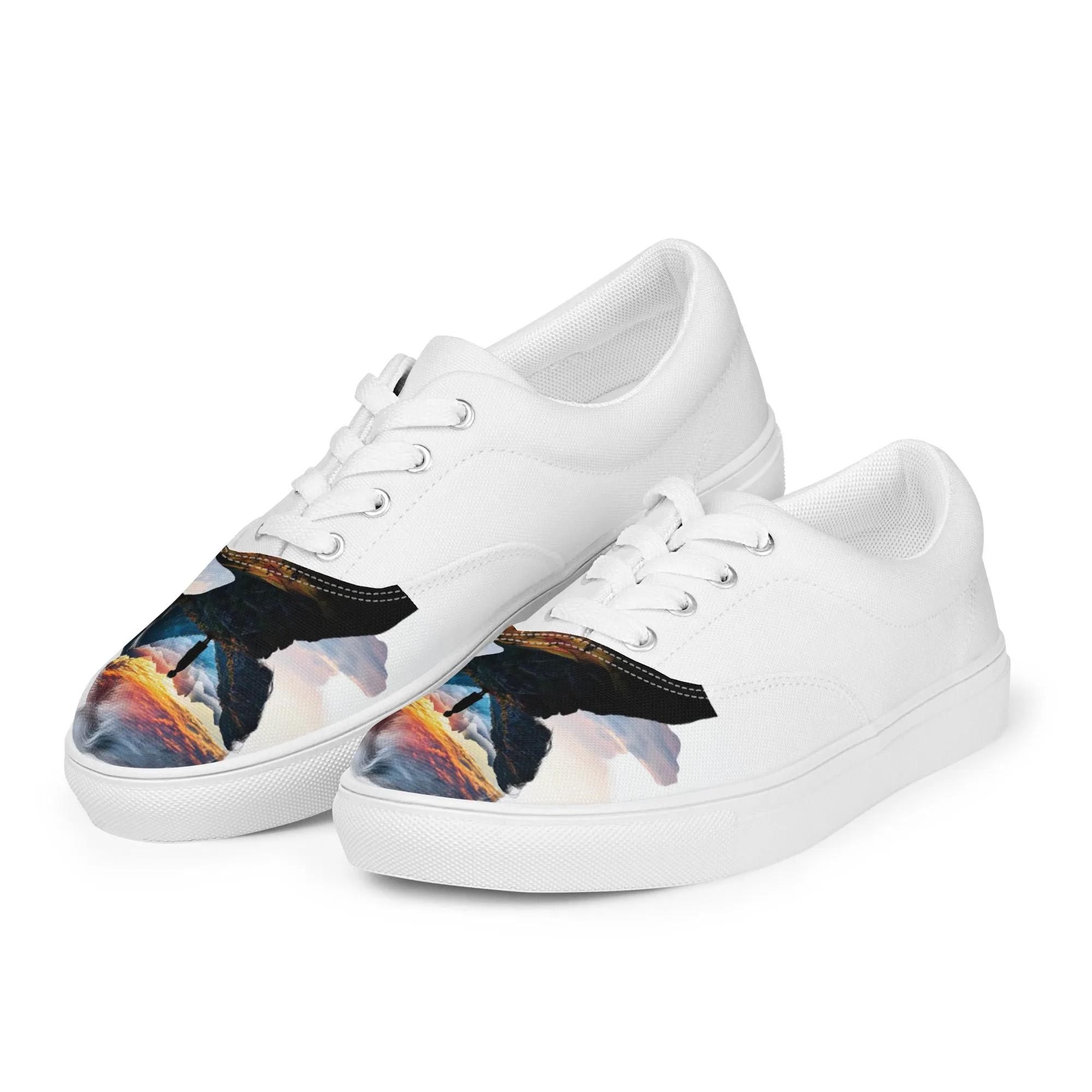 Hidden Peace Women’s lace-up canvas shoes