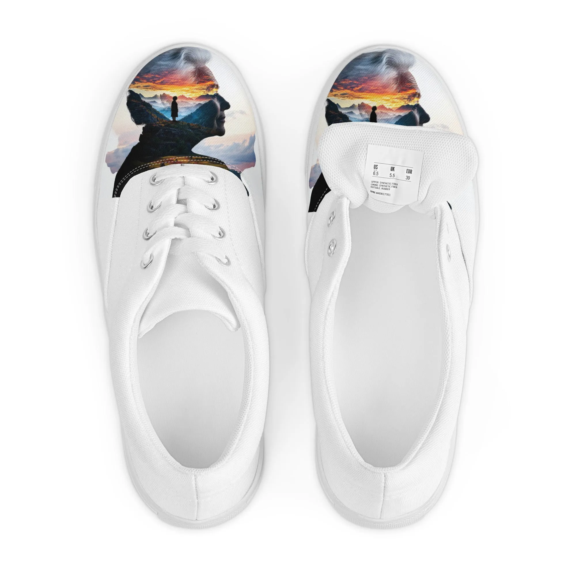 Hidden Peace Women’s lace-up canvas shoes