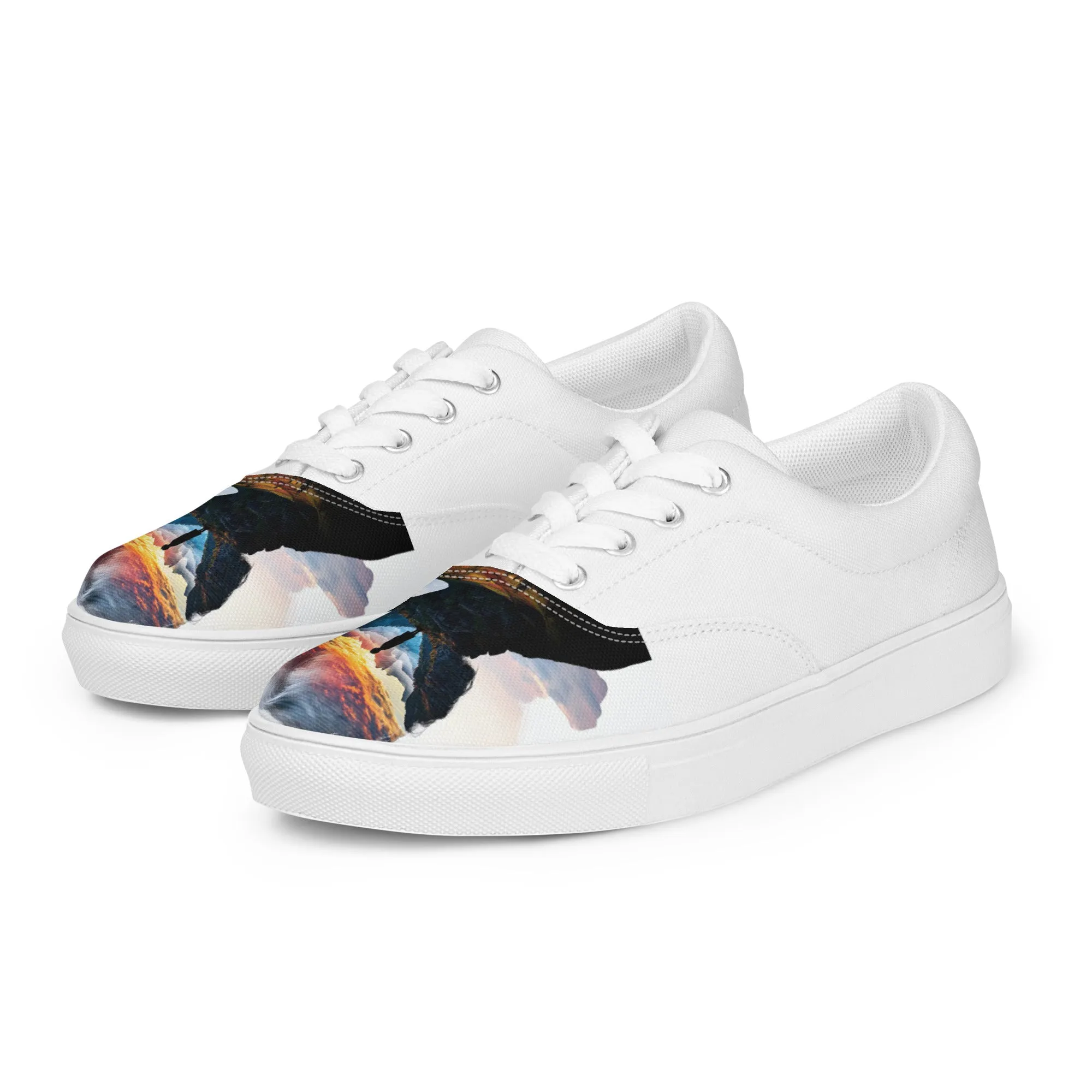 Hidden Peace Women’s lace-up canvas shoes