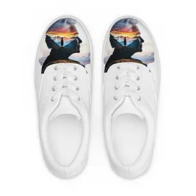 Hidden Peace Women’s lace-up canvas shoes