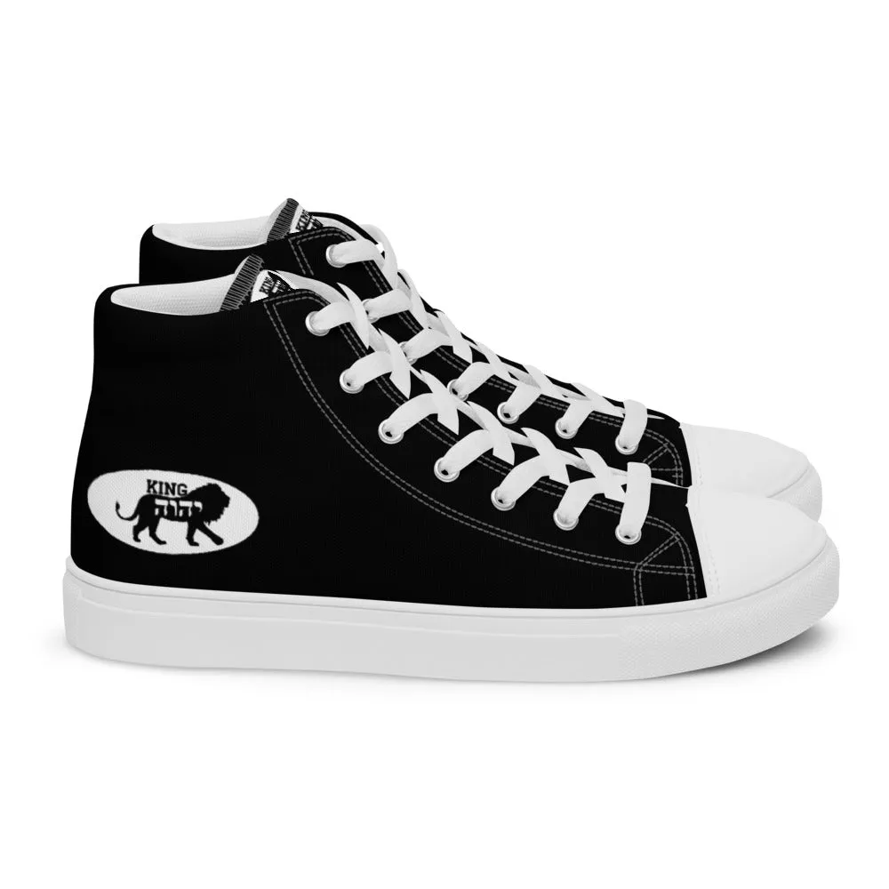 King YAHWEH Signature Men’s High Top Canvas Shoes