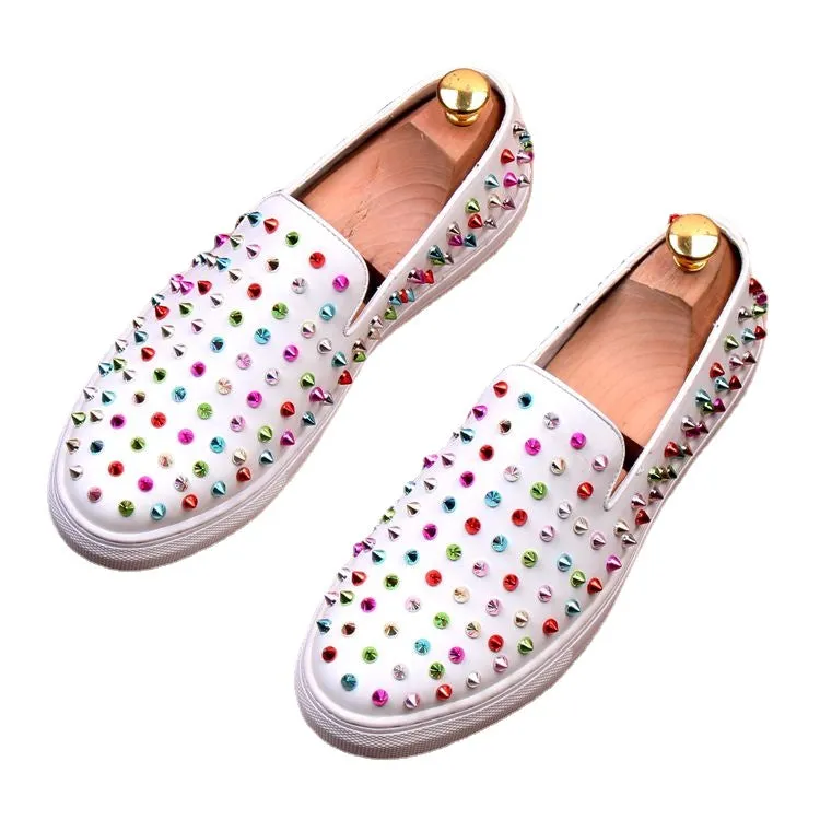 Men's rivet shoes fashion casual shoes
