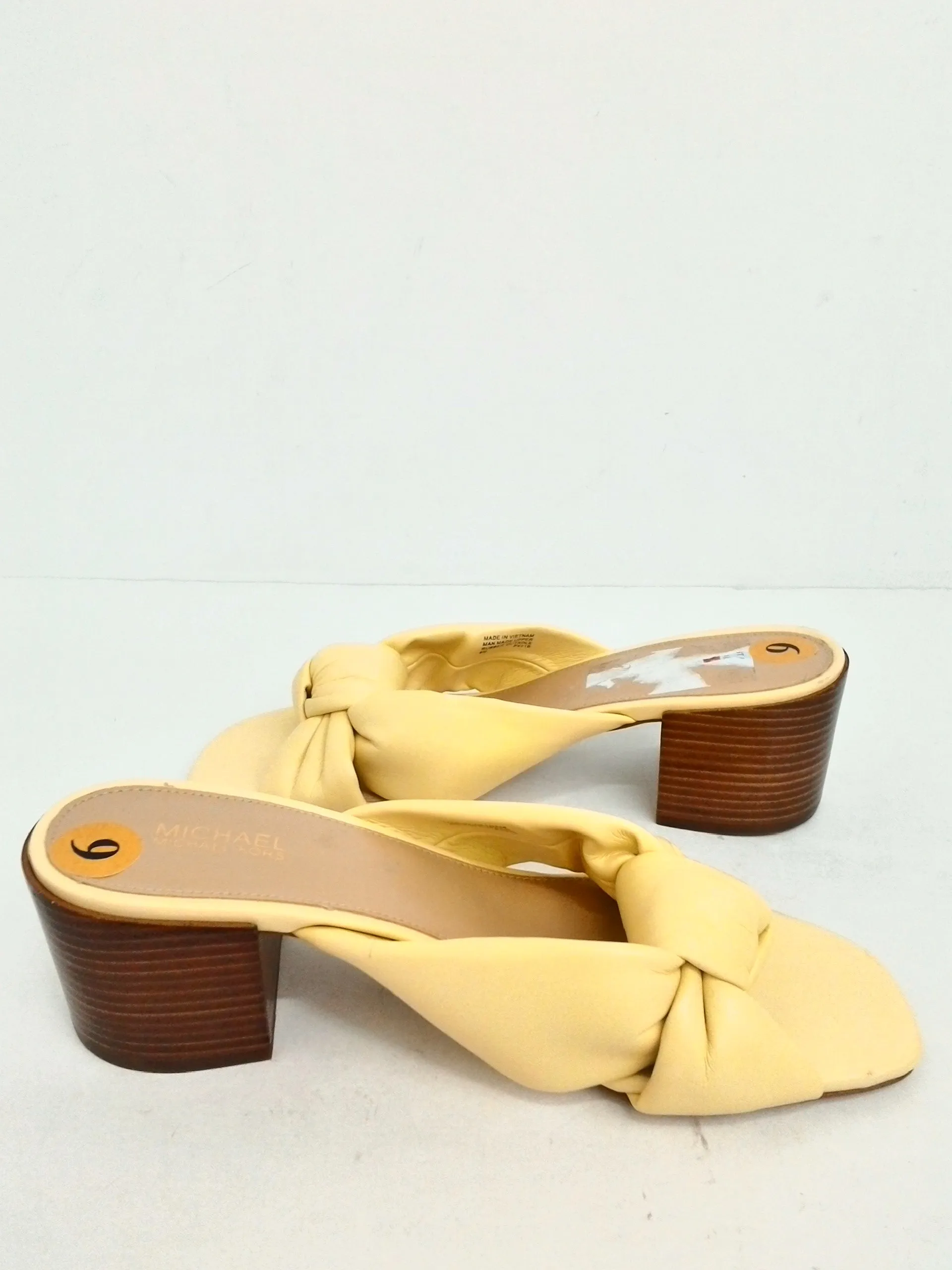 Michael Kors Women's Yellow Mules Size 6 M