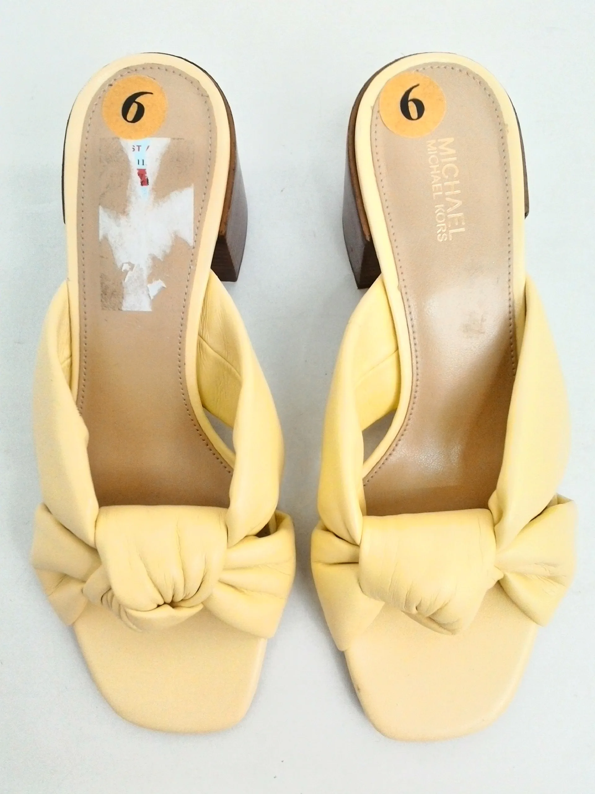 Michael Kors Women's Yellow Mules Size 6 M