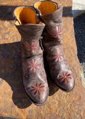 Old Gringo Embroidered Daisy Boots 7.5