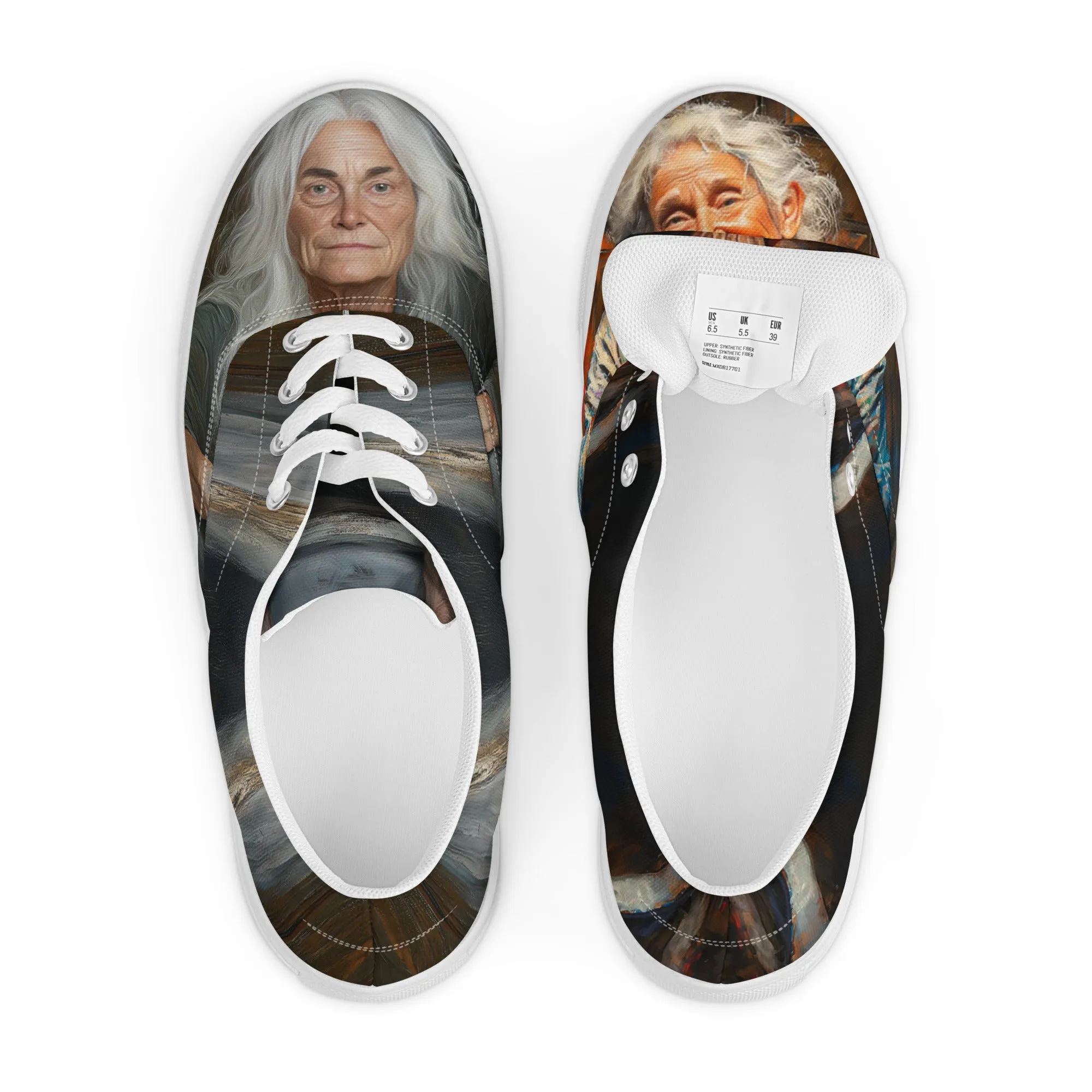 Opposite Glamour Women’s lace-up canvas shoes
