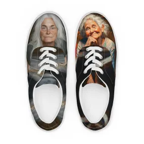 Opposite Glamour Women’s lace-up canvas shoes