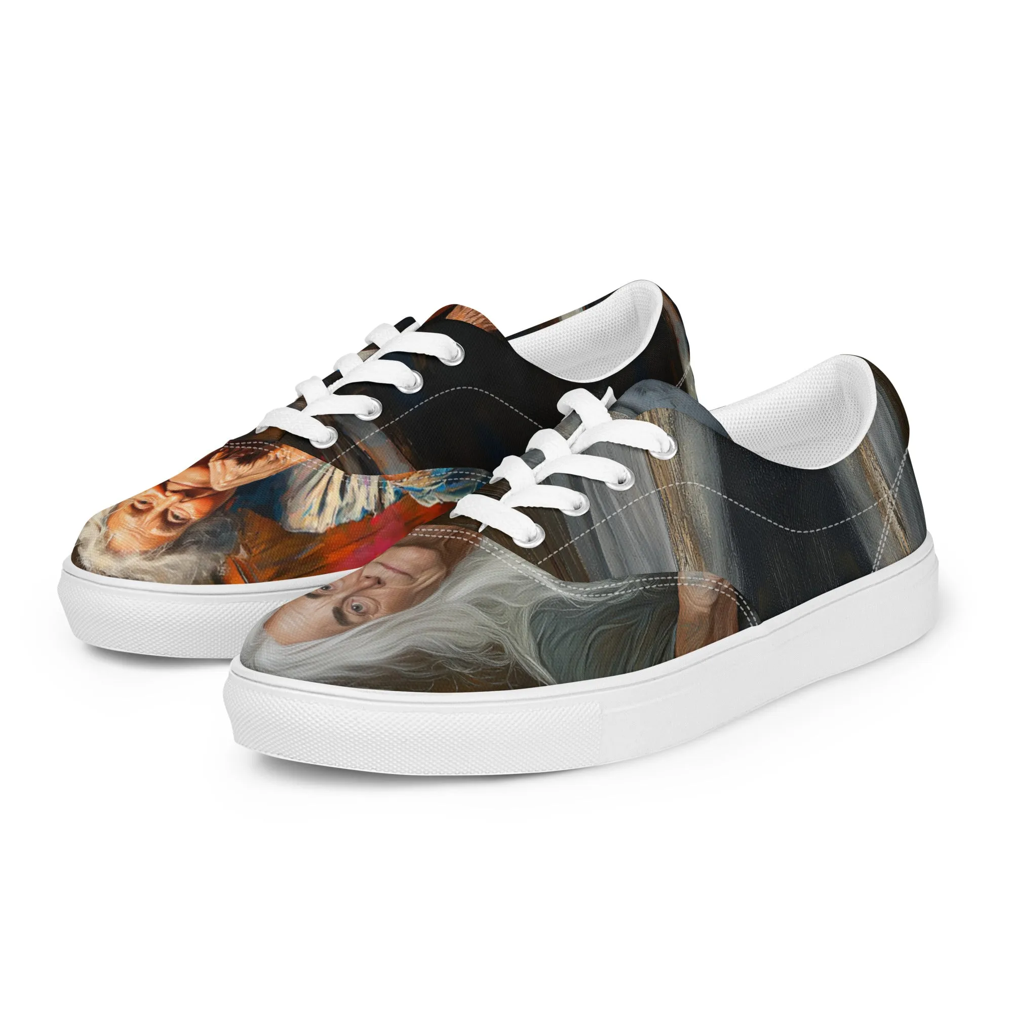 Opposite Glamour Women’s lace-up canvas shoes