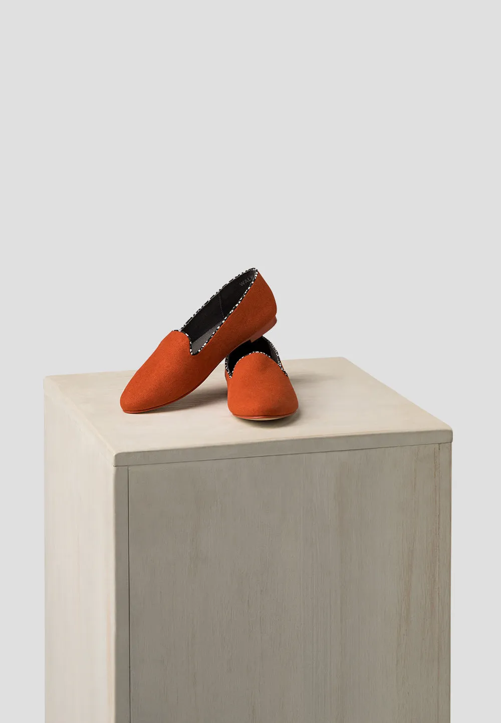 SLIPPER VEGAN SUEDE TERRACOTA
