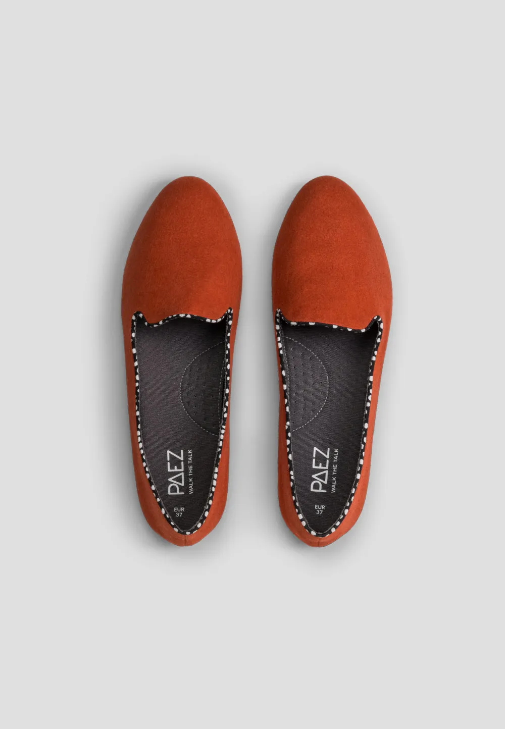SLIPPER VEGAN SUEDE TERRACOTA