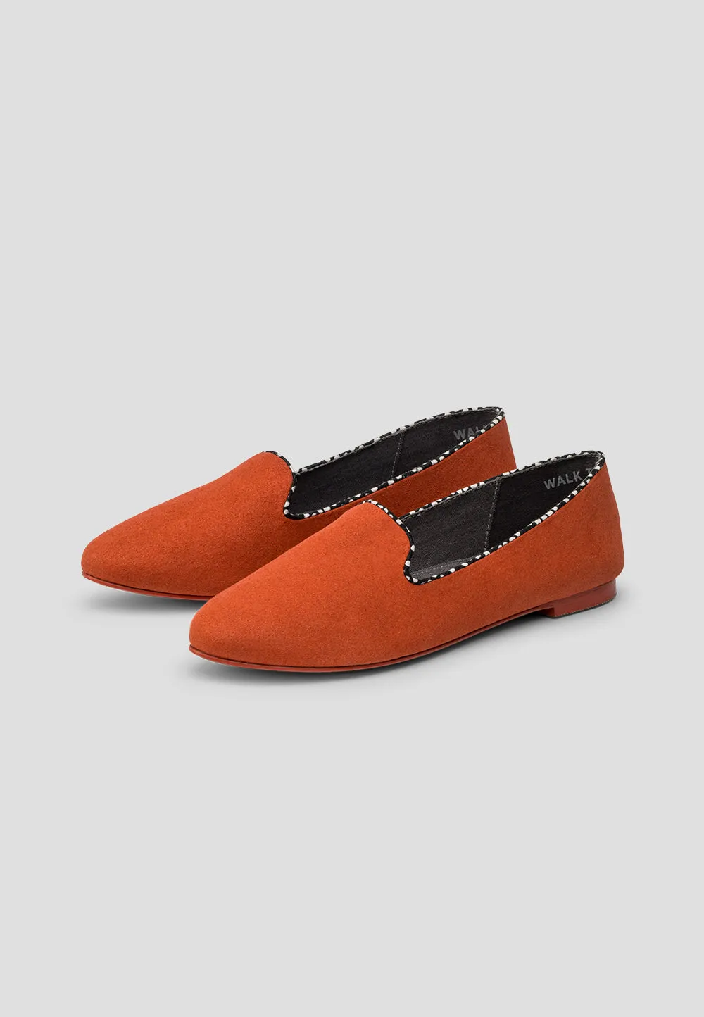 SLIPPER VEGAN SUEDE TERRACOTA