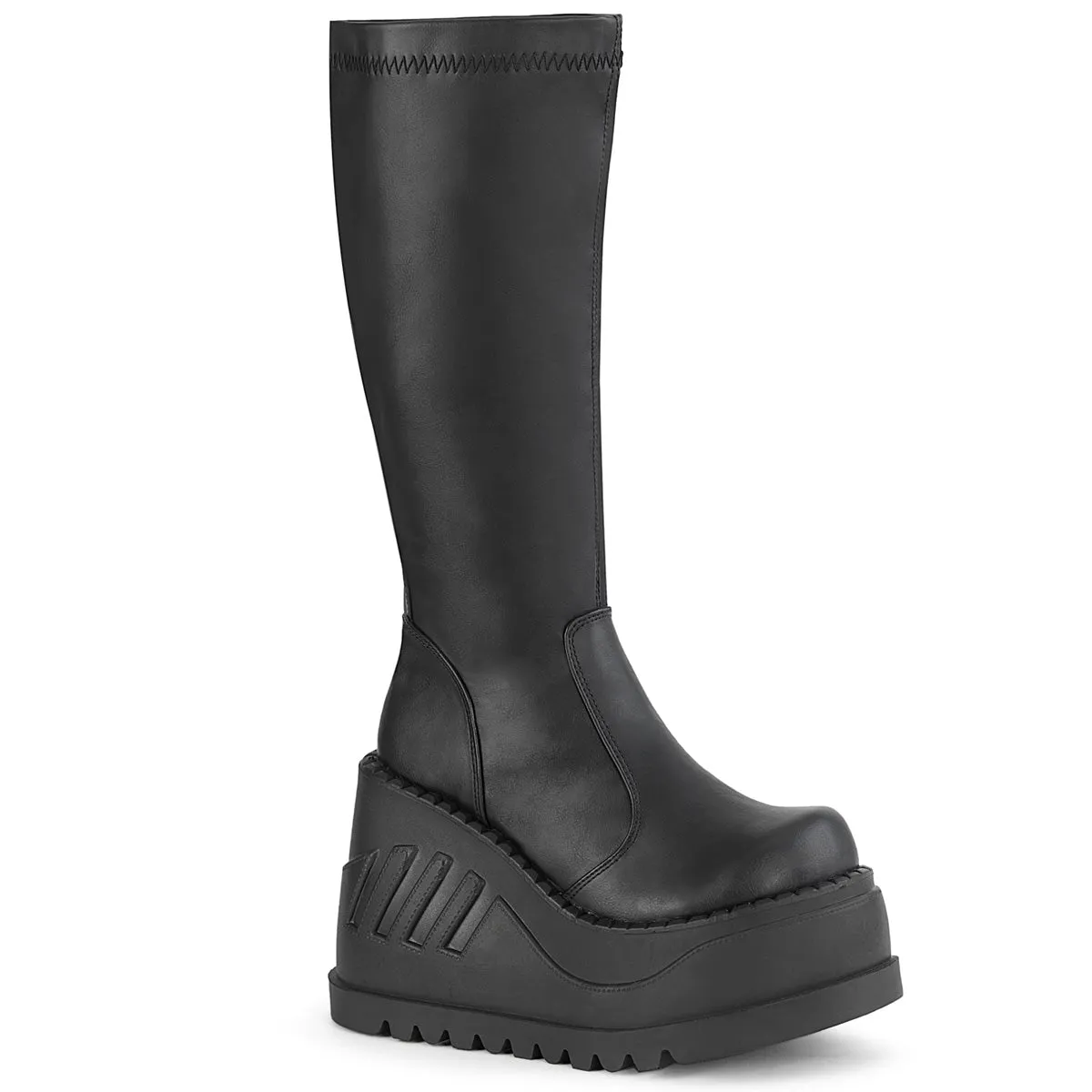STOMP-200 Demoniacult Alternative Footwear Women's Knee High Boots