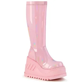 STOMP-200 Demoniacult Alternative Footwear Women's Knee High Boots