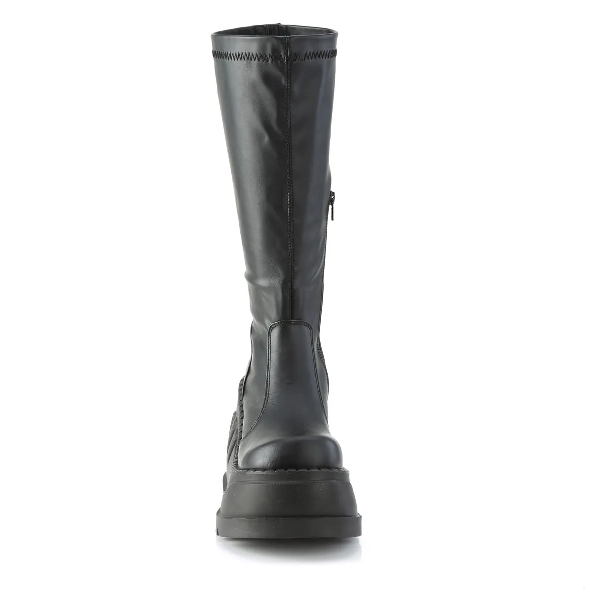 STOMP-200 Demoniacult Alternative Footwear Women's Knee High Boots