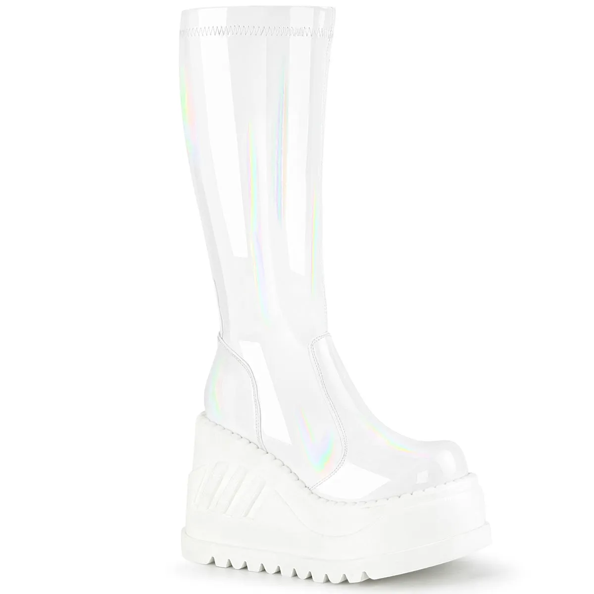 STOMP-200 Demoniacult Alternative Footwear Women's Knee High Boots