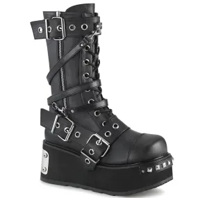 TRASHVILLE-250 Demoniacult Alternative Footwear Unisex Platform Boots