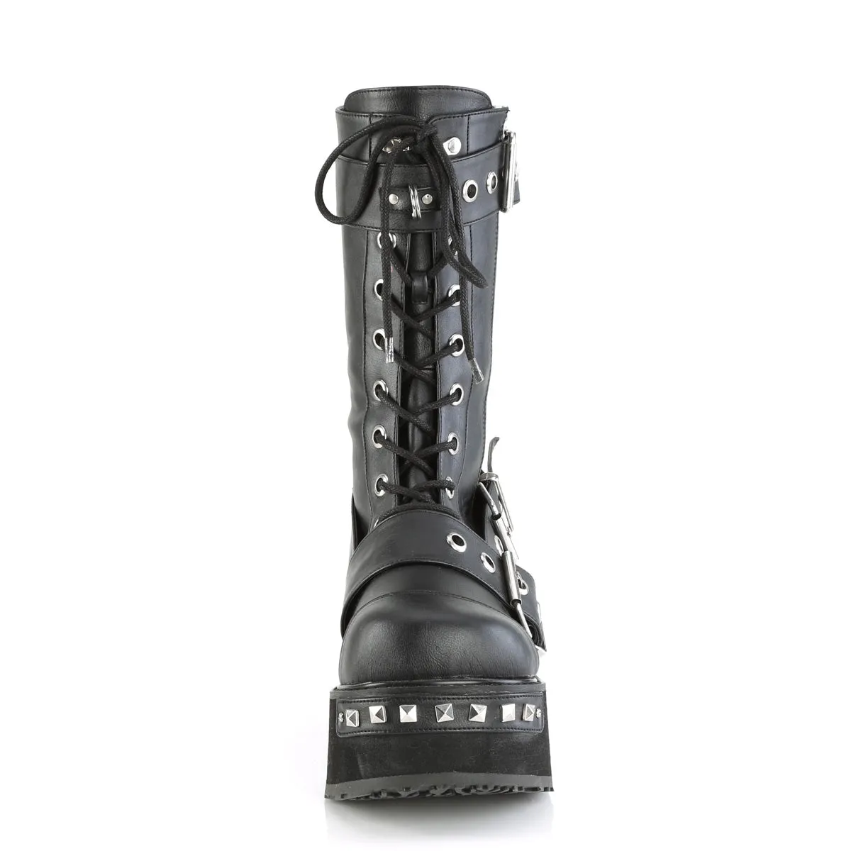 TRASHVILLE-250 Demoniacult Alternative Footwear Unisex Platform Boots