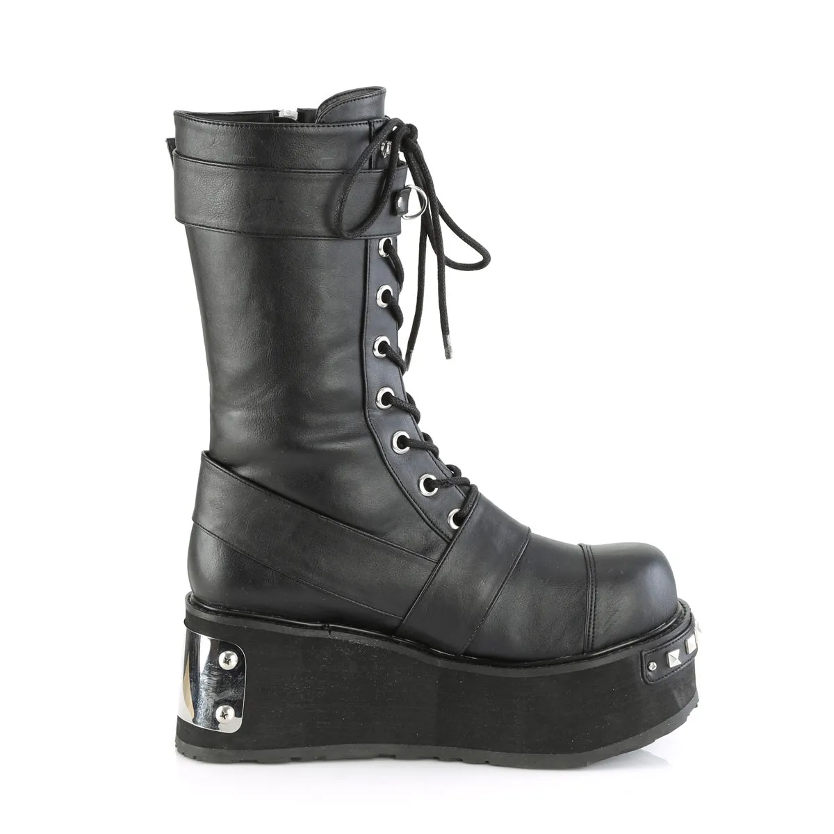 TRASHVILLE-250 Demoniacult Alternative Footwear Unisex Platform Boots