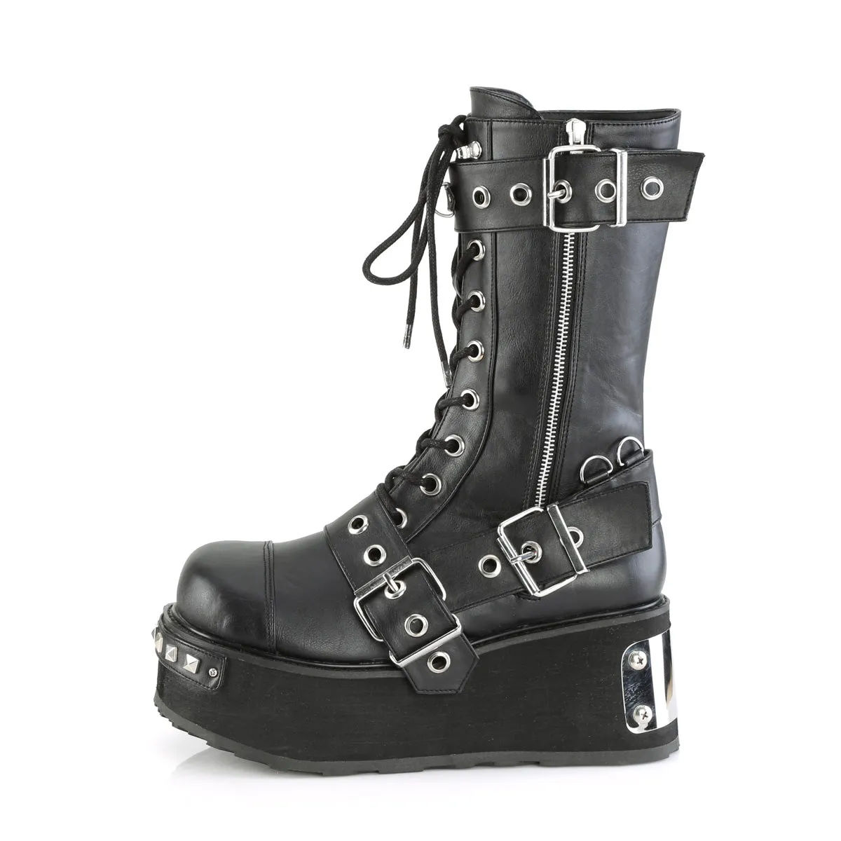 TRASHVILLE-250 Demoniacult Alternative Footwear Unisex Platform Boots