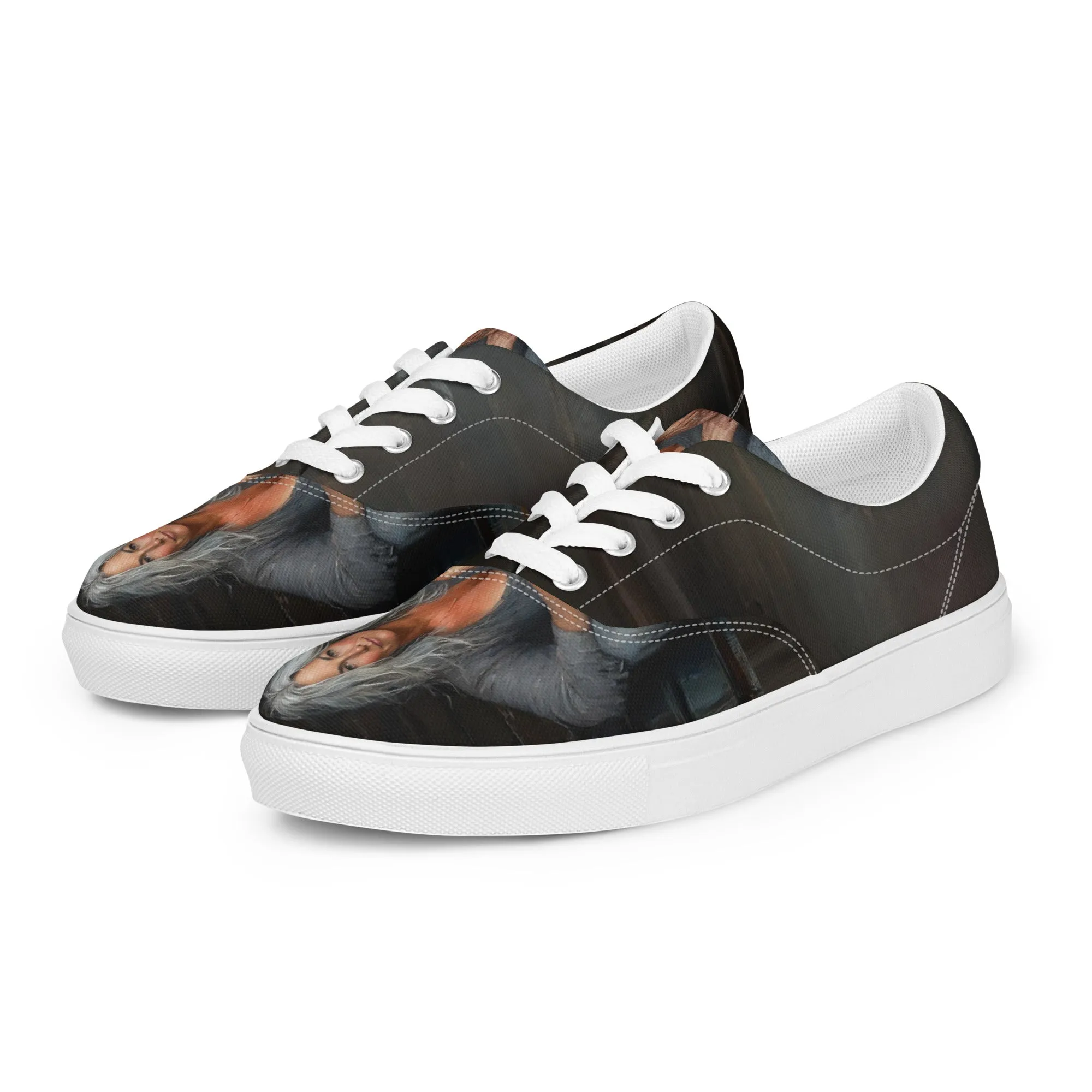 Unbroken Elegance Women’s lace-up canvas shoes