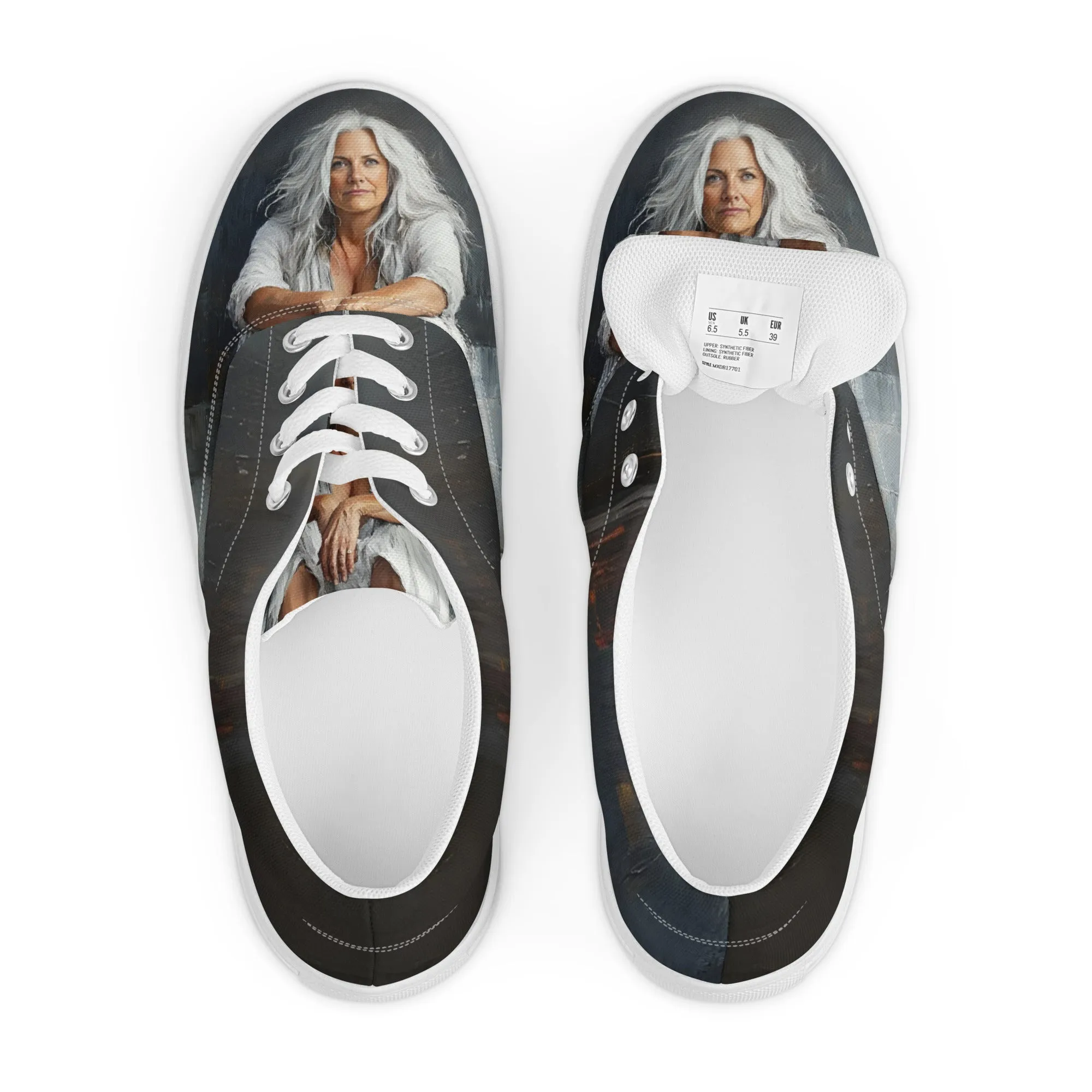 Unseen Glory Women’s lace-up canvas shoes