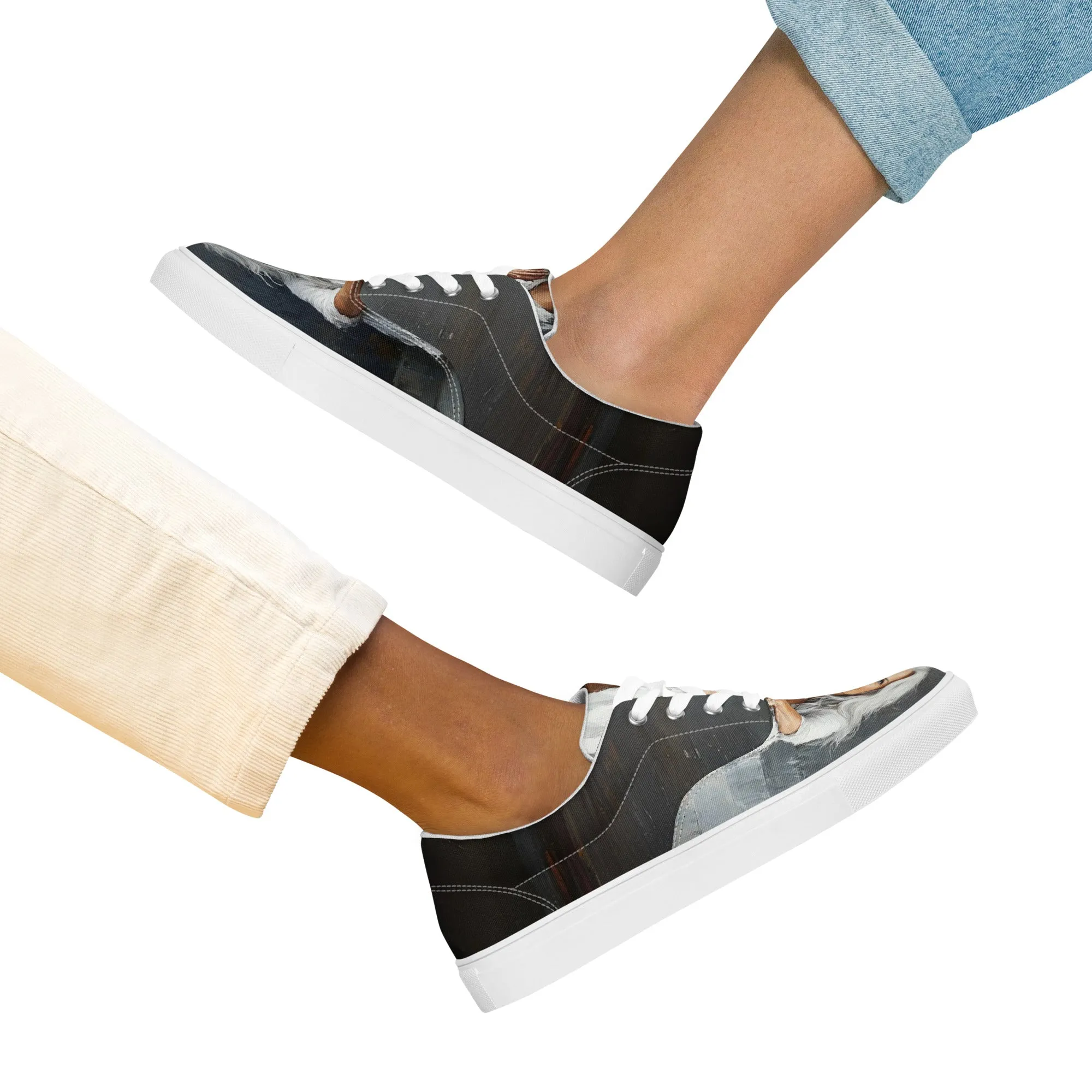 Unseen Glory Women’s lace-up canvas shoes