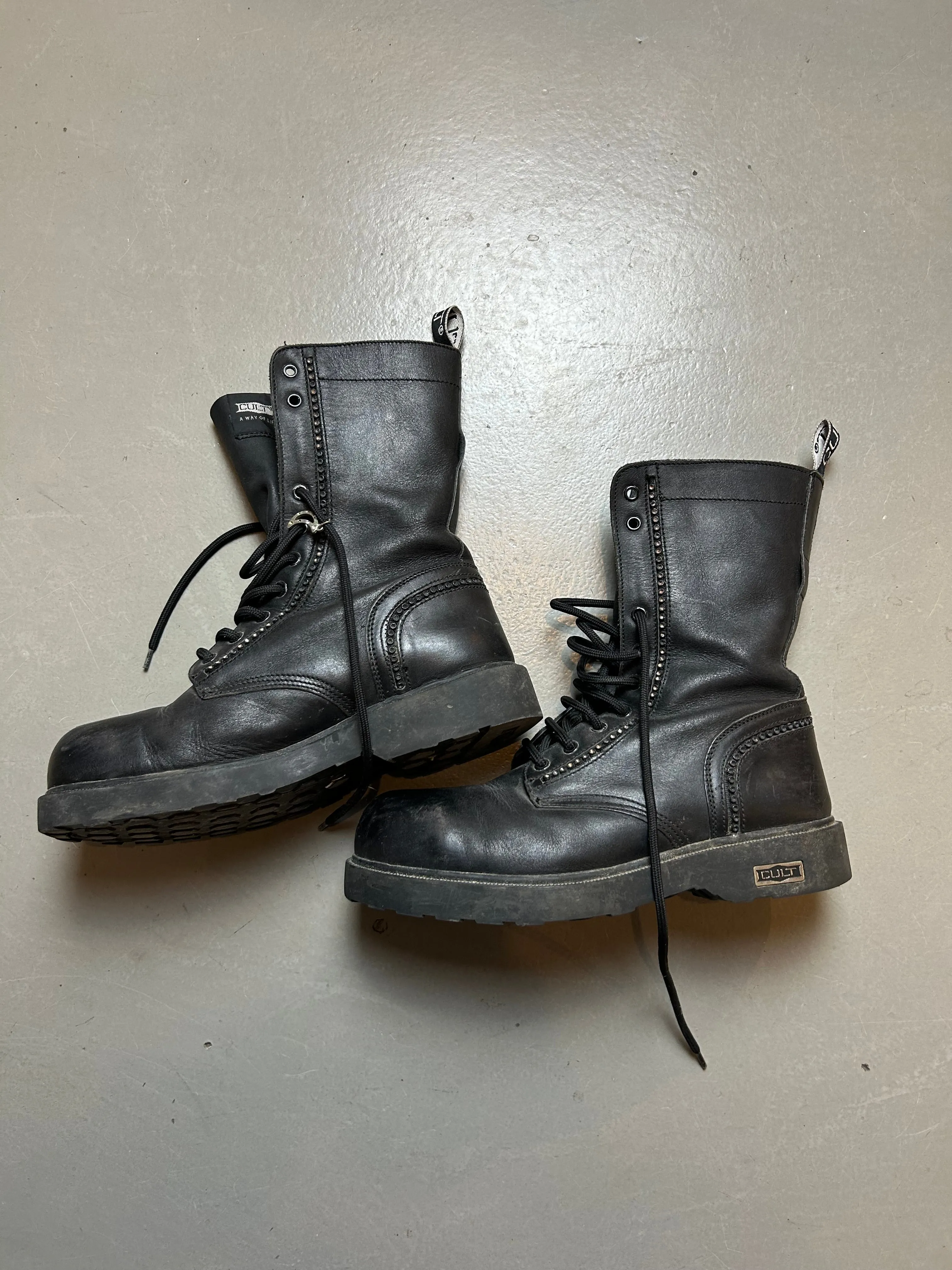 Vintage Black Cult Boots 41